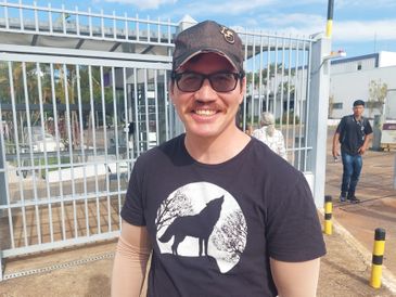 Daniella Almeida/Agência Brasil Brasília (DF) 16/11/2025 – Janderson Polibio, que já concluiu o ensino médio há 13 anos, veio fazer o Enem 2025 para autotestar os conhecimentos
Foto: Daniella Almeida/Agência Brasil