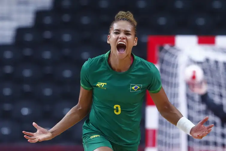CBHb/Direitos Reservados Alexandra, seleção brasileira feminina de handebol, 2021 _ Olimpíada de Tóquio