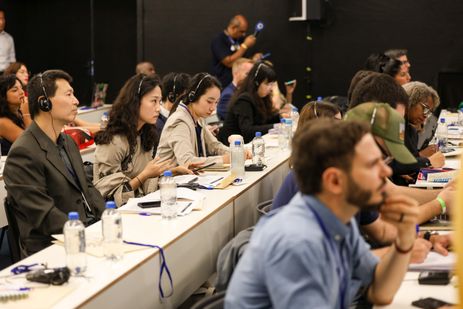Tomaz Silva/Agência Brasil Rio de Janeiro (RJ), 01/12/2025 – Público durante abertura da Cúpula Popular do Brics, no Rio de Janeiro. Foto: Tomaz Silva/Agência Brasil