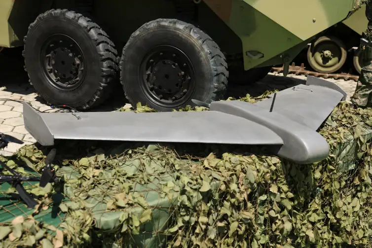 Rio de Janeiro (RJ), 04/03/2026 – Drones de ataque são apresentados em evento sobre as inovações tecnológicas do Corpo de Fuzileiros Navais, na Ilha das Cobras, na região central do Rio de Janeiro. Foto: Tomaz Silva/Agência Brasil