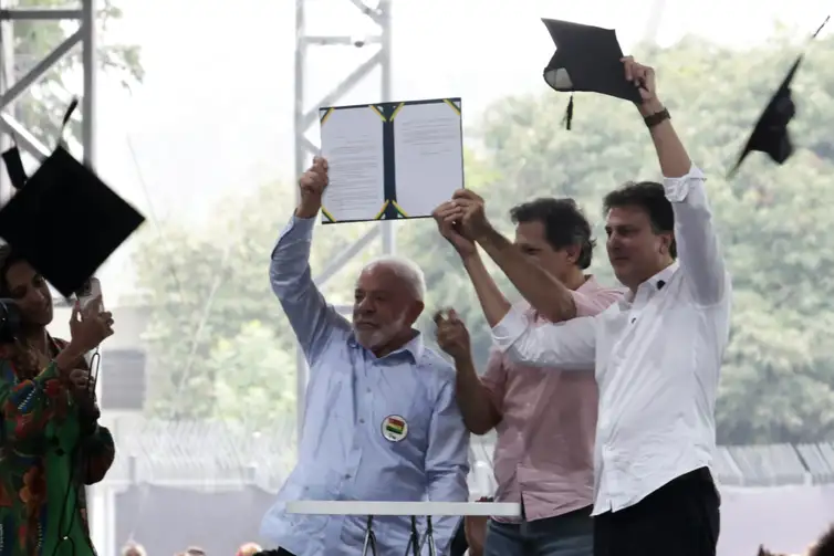São Paulo (SP), 31/03/2026 - Presidente da República, Luiz Inácio Lula da Silva, participa de solenidade de celebrações do ProUni e da Lei de Cotas, no Anhembi. Foto: Paulo Pinto/Agência Brasil
