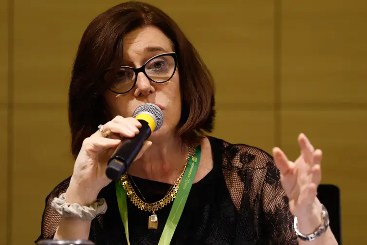 Fernando Frazão/Agência Brasil Rio de Janeiro (RJ), 13/03/2026 –A presidente da Petrobras, Magda Chambriard, anuncia o reajuste no preço do diesel. Foto: Fernando Frazão/Agência Brasil