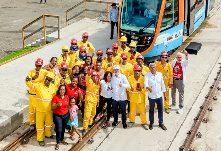 02.04.2026 - Presidente da República, Luiz Inácio Lula da Silva, durante entregas do Novo PAC na área de mobilidade urbana em Salvador - BA.

Foto: Ricardo Stuckert / PR