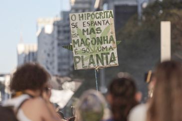 São Paulo (SP), 21/06/2026  - 18ª Marcha da Maconha na avenida Paulista. 
Foto: Paulo Pinto/Agência Brasil
